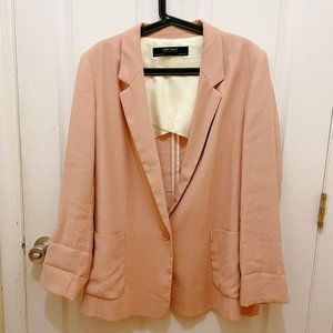 Zara Dusty Pink Oversize Blazer